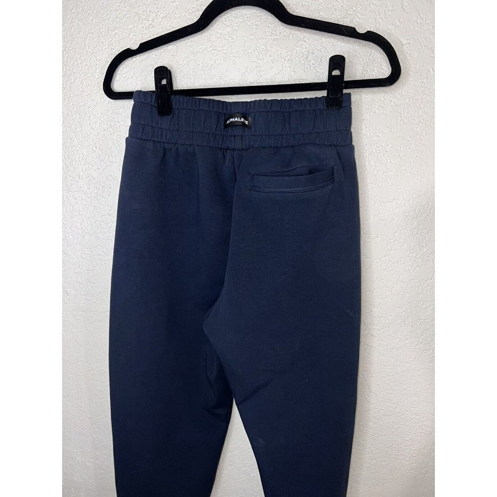 Alphalete Large Women’s ELMTS Relaxed Cuffed Jogger - Navy Blue Small C1 - Picture 11 of 11